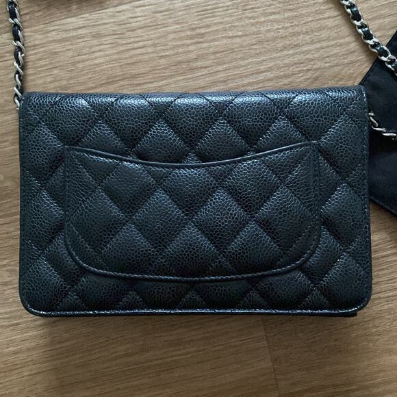 CHANEL WOC Wallet on chain black caviar quilted leather - Picture 7 of 7